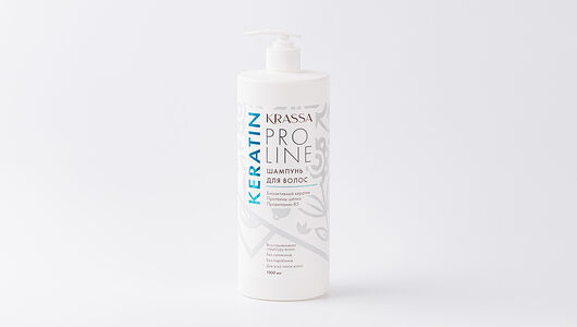 Шампунь для волос с кератином, 1000 мл KRASSA Pro Line Keratin