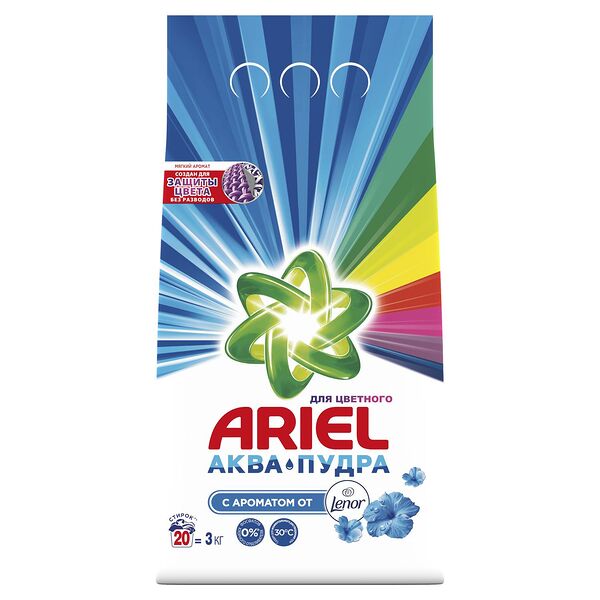 Порошок стиральный автомат ARIEL Ленор эффект Воздушная свежесть