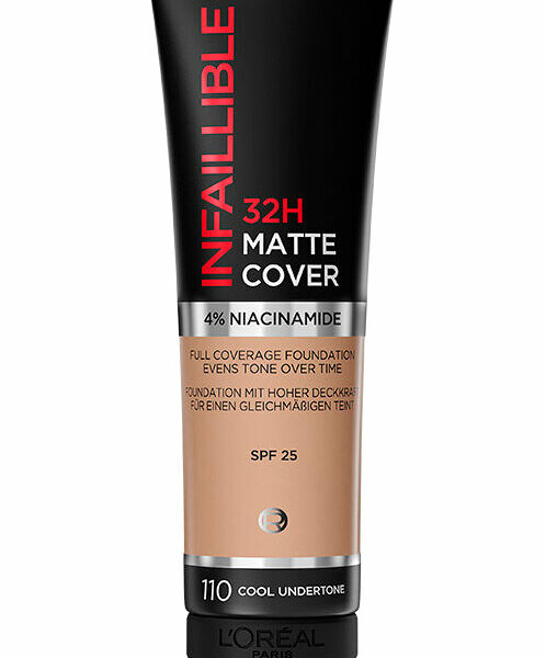 Тональный крем L'OREAL Infaillible Matte 110 Vanil 32H SPF25 для лица, 30 мл