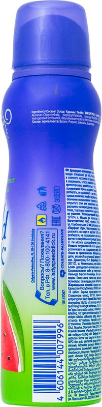 

Антиперспирант-спрей женский Lady Speed Stick Fresh&Essence Perfect Look Арбуз 150 мл