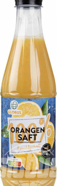 Сок апельсиновый Глобус обогащенный витамином С