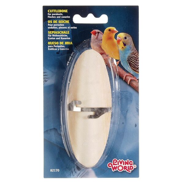 LW камень сепия 14 гр. для птиц с креплением, маленький