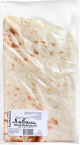 Лаваш бездрожжевой ИП УМУРОВ тонкий, 200г