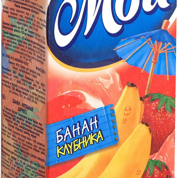Нектар Мой банан-клубника