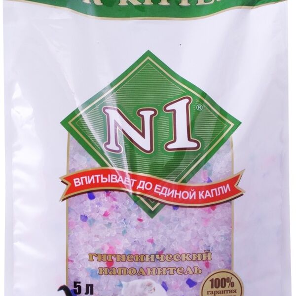 Наполнитель для котят №1 Crystals впитывающий, 5 л