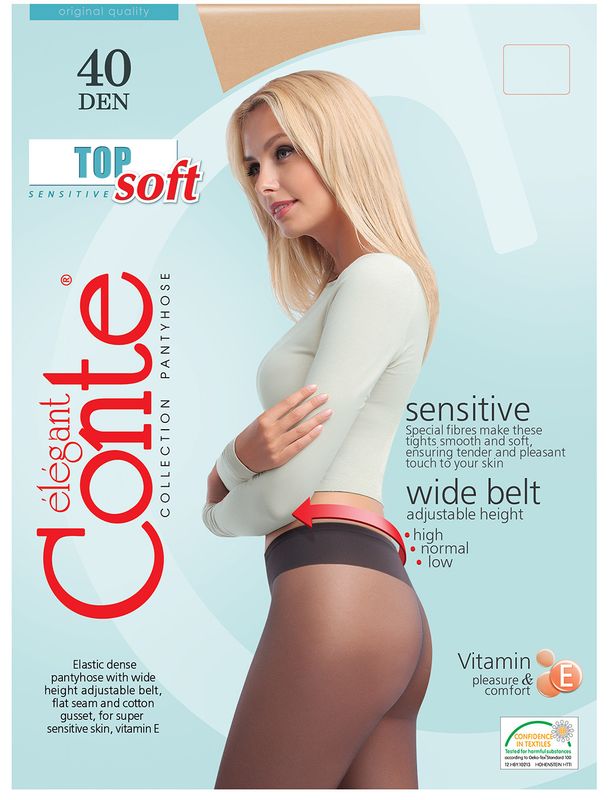 

Колготки Conte Elegant Top Soft 40 Natural Размер 3