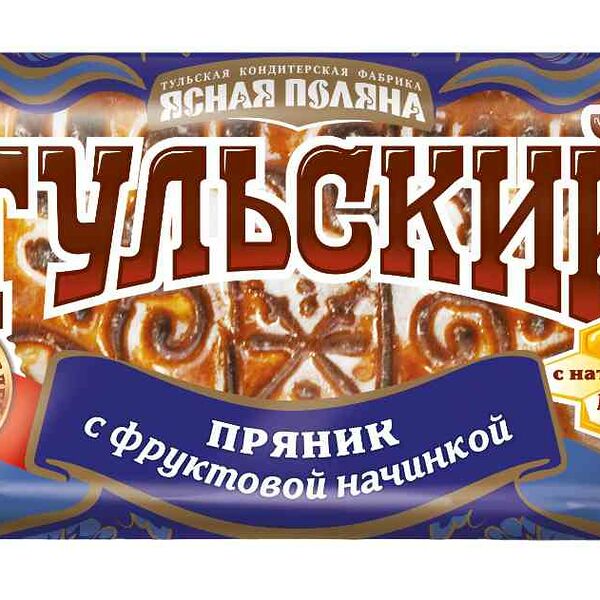 Пряник Тульский Ясная Поляна с фруктовой начинкой 140 г