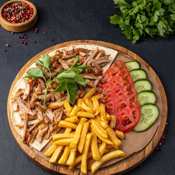 Донер порционный с курицей