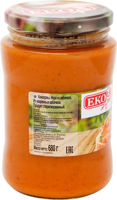 

Икра Eko Кабачковая 680 г