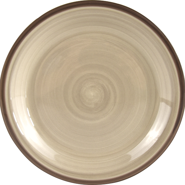 Тарелка Бежевая керамика десертная d-19см