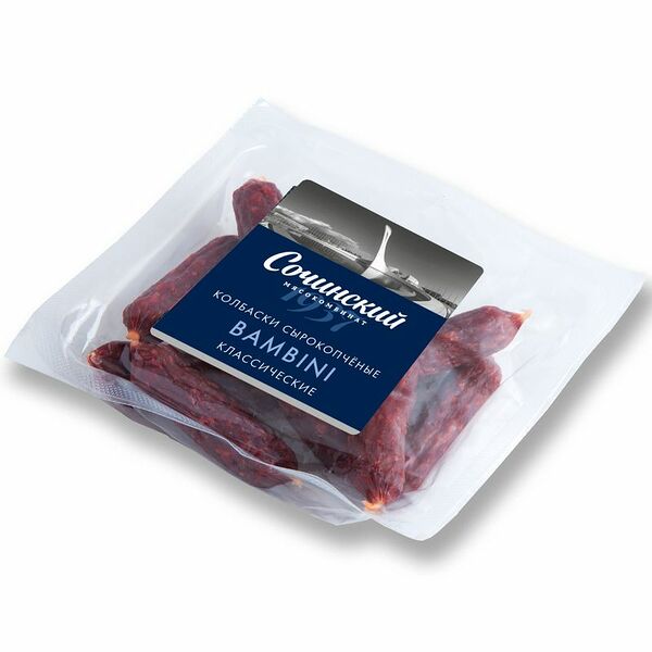 Колбаски сырокопченые МК СОЧИНСКИЙ Бамбини Пикколи классические