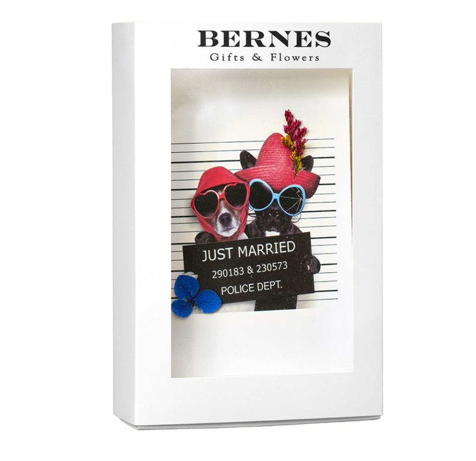 

Открытка Just Married Bernes, Россия