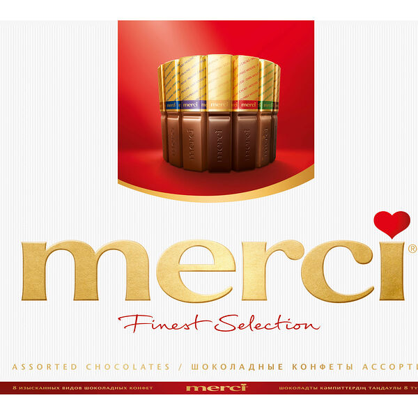 Набор шоколадных конфет Merci