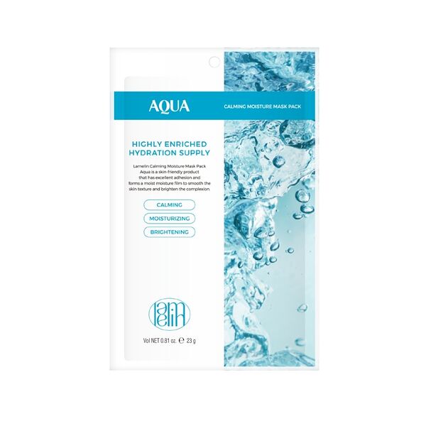 Маска для лица Lamelin тканевая увлажняющая вода 23г, Республика Корея
