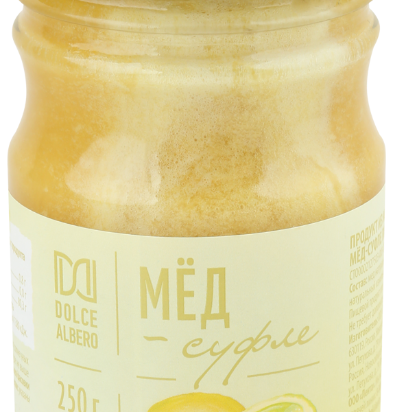 Мед-суфле DOLCE ALBERO Лимон, 250 г