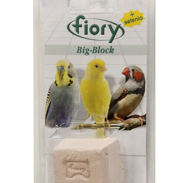 Био-камень Fiory Big Block с селеном для птиц 100г