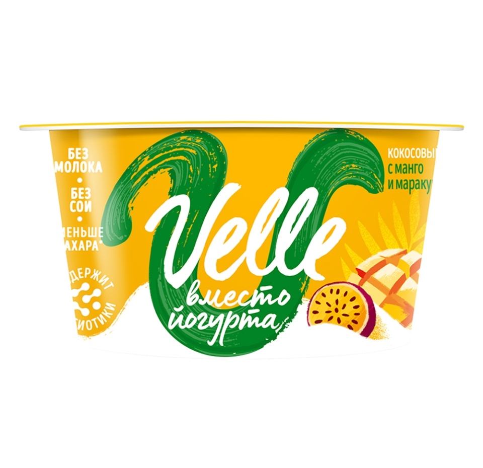 

Продукт Velle Манго-маракуйя кокосовый на рисовой основе 140 г