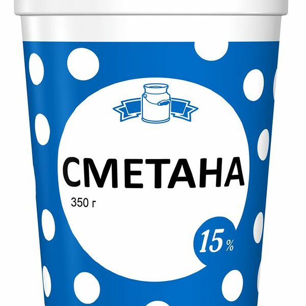 Сметана Danone 15%