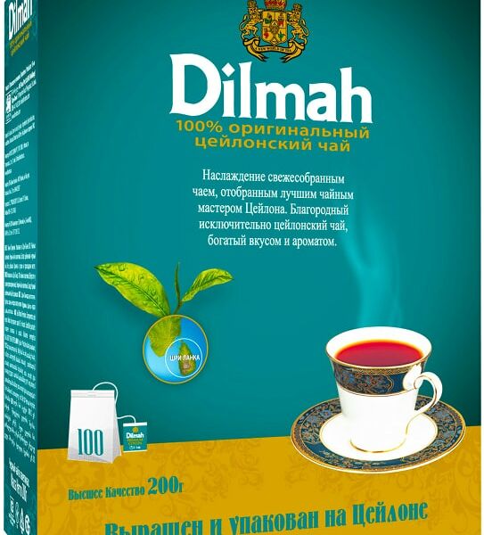 Чай черный Dilmah Цейлонский 100*2г