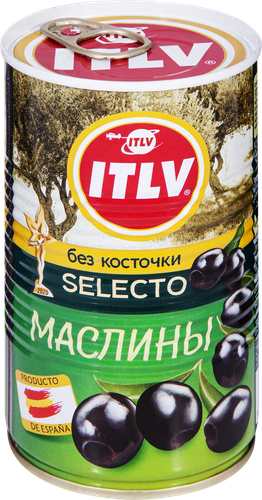 

Маслины ITLV Selecto черные без косточки 350 г