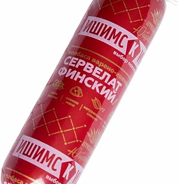 Сервелат Ишимский МК Финский варено-копченый 350г