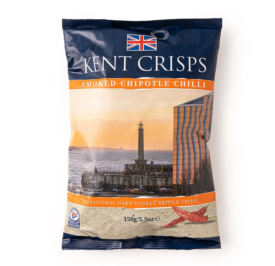 

Чипсы картофельные Kent Crisps с копченой паприкой и перцем чили 150 г