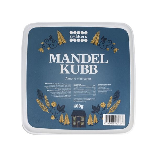 Печенье Nyakers миндальное 400г, Швеция