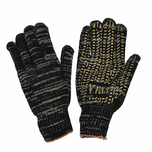 Перчатки вязаные профи х/б утепленные с напылением 