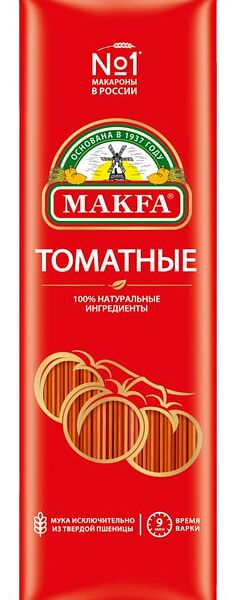 Макароны Makfa Вермишель Томатная длинная 500г
