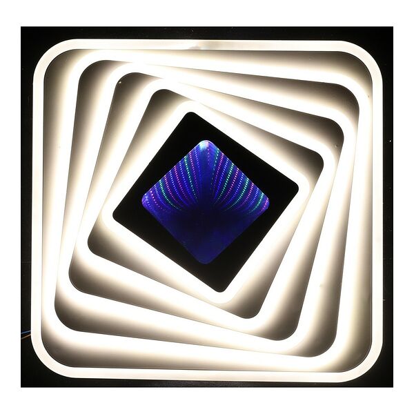 Потолочная светодиодная люстра с управлением Wi-Fi Camelion LCL-1012, LEDх190 Вт, d50см, 3000-6000К, ПДУ