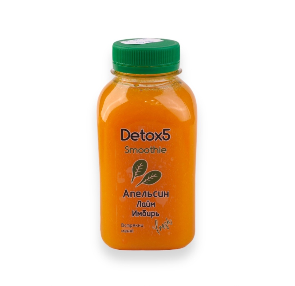 

Смузи Detox5 Апельсин, лайм и имбирь 330 мл