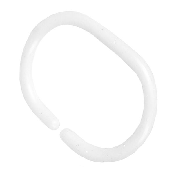 Кольца для занавесок Домовой, 12 шт, белые