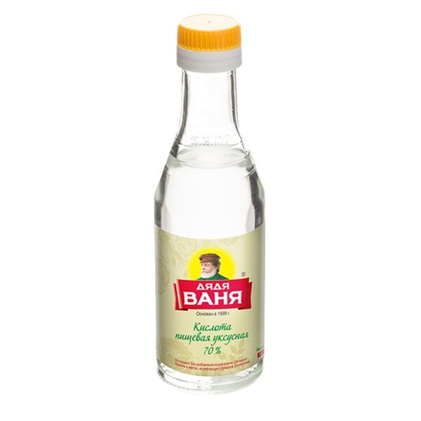 Уксусная кислота Дядя Ваня 70% 180г Россия