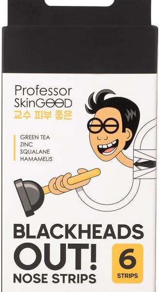 Полоски для носа Professor SkinGOOD очищающие 6шт