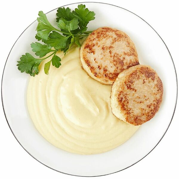 Котлета из индейки с картофельным пюре Шеф Перекрёсток 300 г