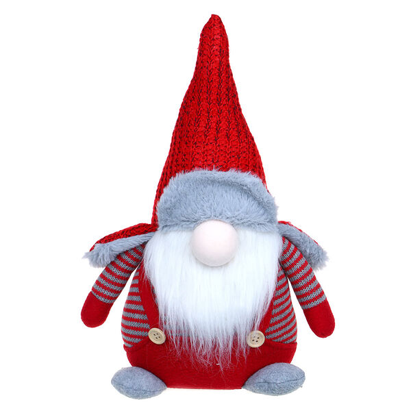 Сноу бум сувенир-фигура интерьерная в виде гнома, 22х16х40 см, полиэстер