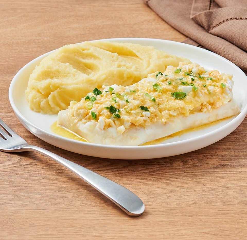 

Треска по-польски с картофельным пюре «Уже готово» 300г, Россия