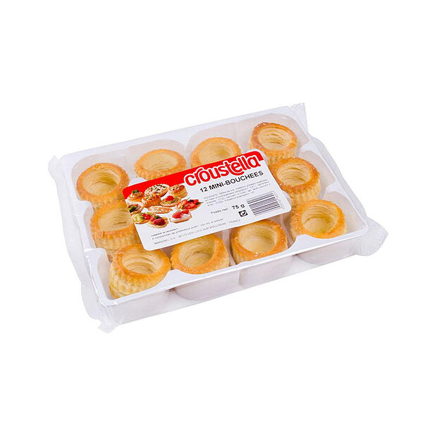 Тарталетки Croustella из слоеного теста мини