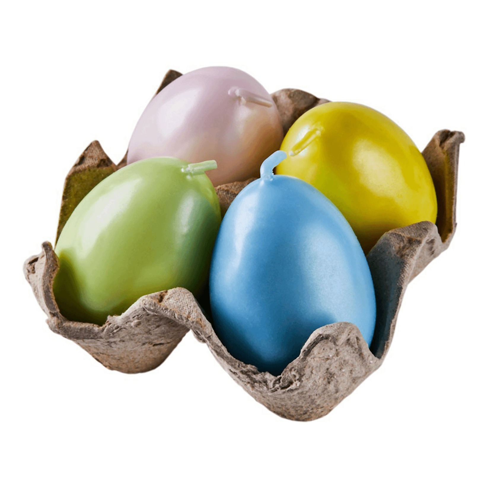 

Набор пасхальных свечей яйцо 4 шт. горошек, в ассортименте