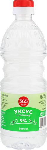 

Уксус 365 дней столовый 9%, 500 мл