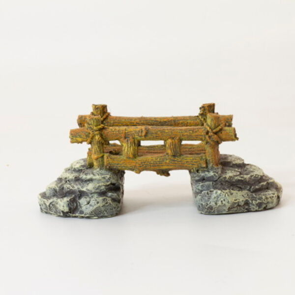 HOMEFISH Грот для аквариума Мостик 12х5,5х4,7см