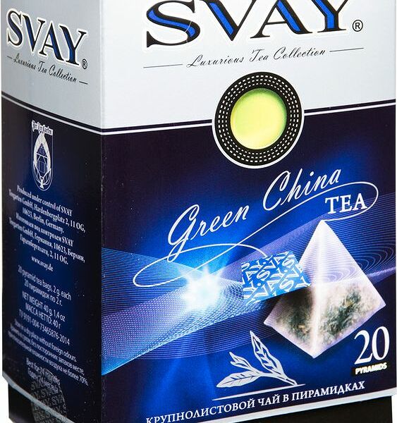 Чай зеленый Svay Китайский байховый, 20 пирамидок