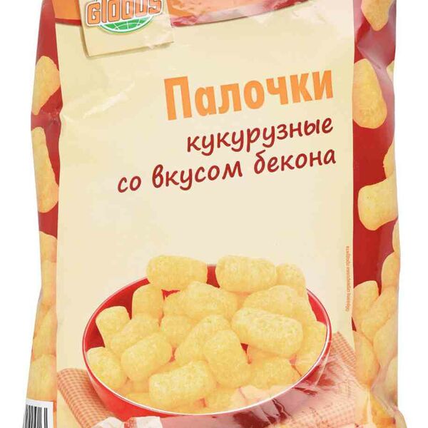 Кукурузные палочки Глобус со вкусом Бекона