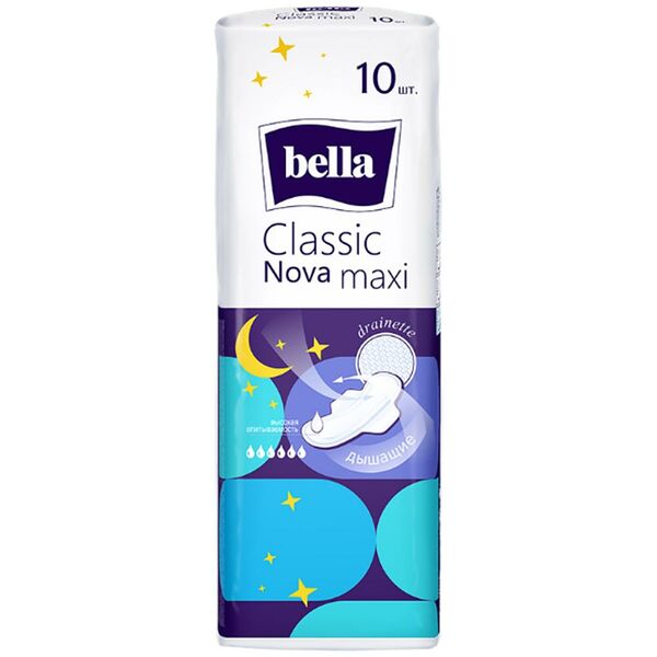 Прокладки гигиенические BELLA Classic Nova maxi 10шт