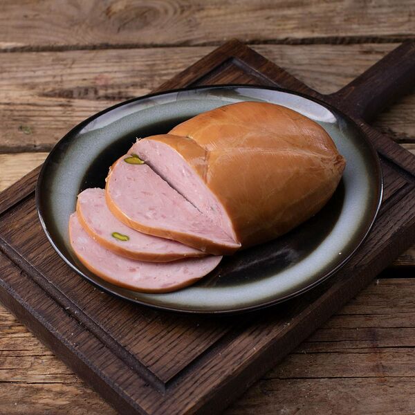 Колбаса фермерская Мортаделла с фисташками