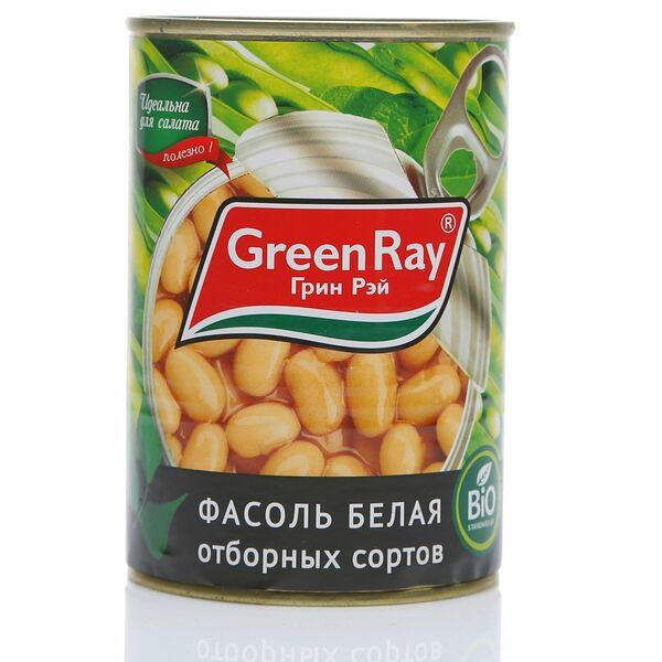 Фасоль белая отборных сортов ТМ Green Ray (Грин Рэй)