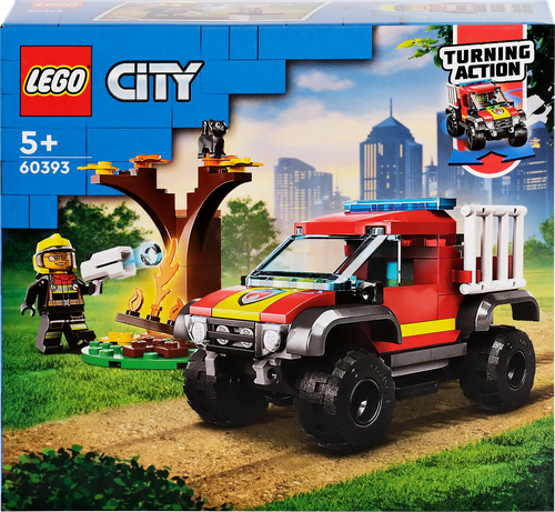 

Конструктор LEGO City Спасательная пожарная машина 4х4, 93 детали, Арт. 60393