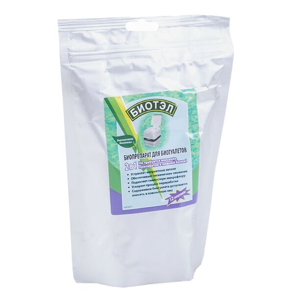 Биопрепарат для биотуалетов БИОТЭЛ 2 в1