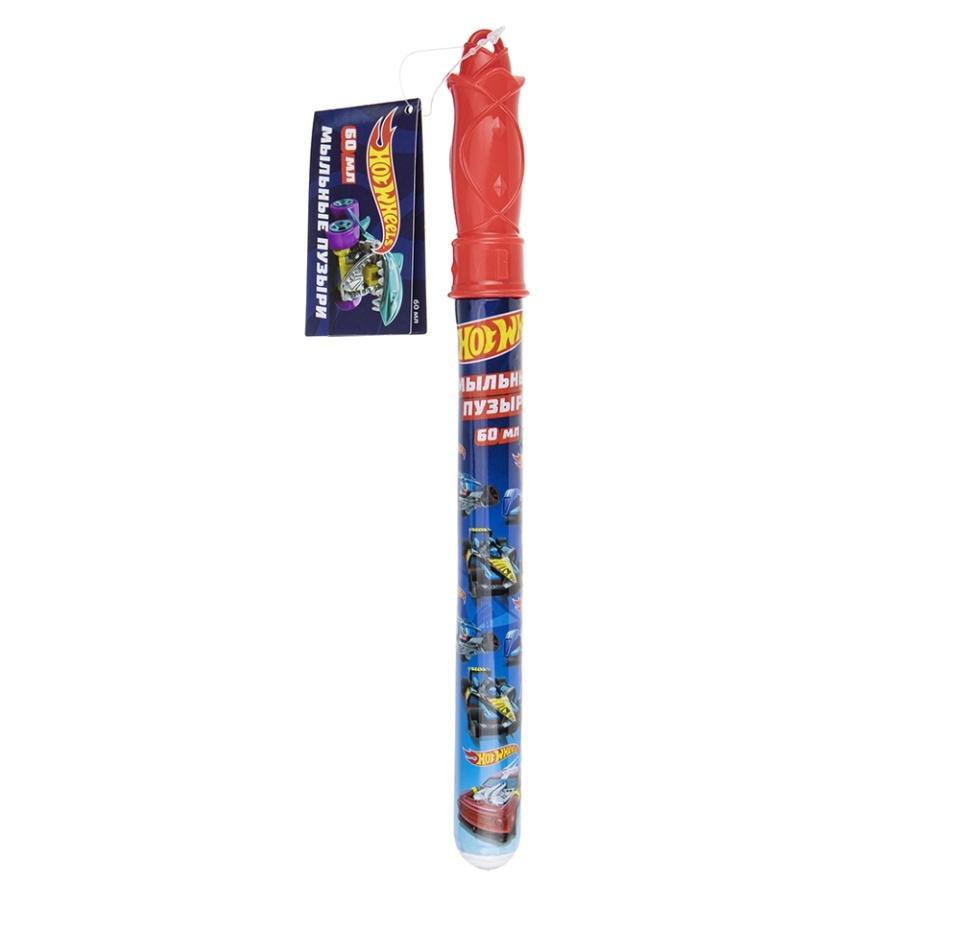 

Мыльные пузыри Hot Wheels, 1Toy, 1шт., 60 мл, Китай