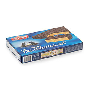 Торт вафельный глазированный Балтийский ТМ Пекарь